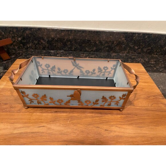 Party lite dragonfly pillar candle holder - Picture 2 of 9